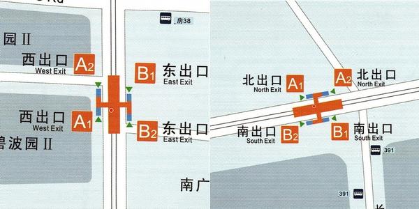 北京地铁站出入口对应字母的规律是什么?