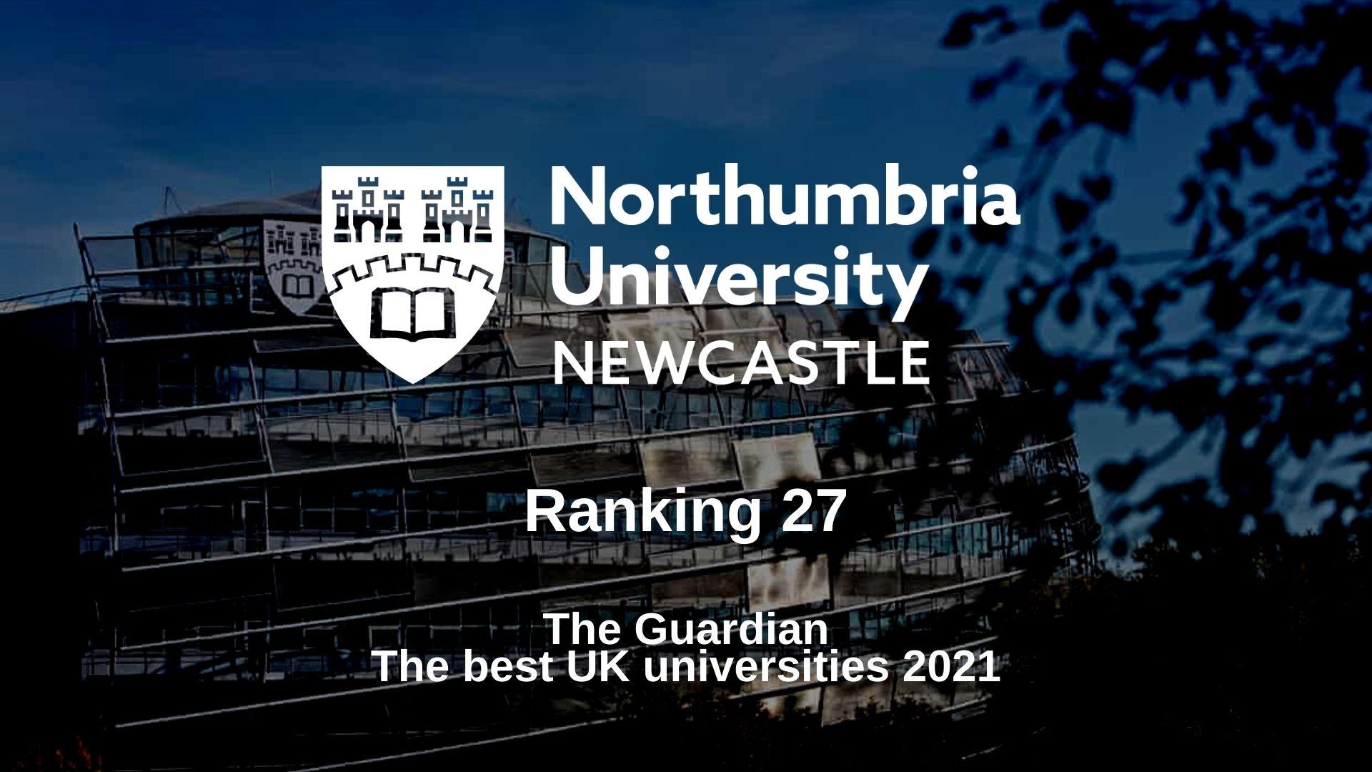 2021年英国诺森比亚大学全英排行榜实录
