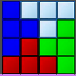 俄罗斯方块中的图形(任意版本包含的均可)如何单独组成正n边形?