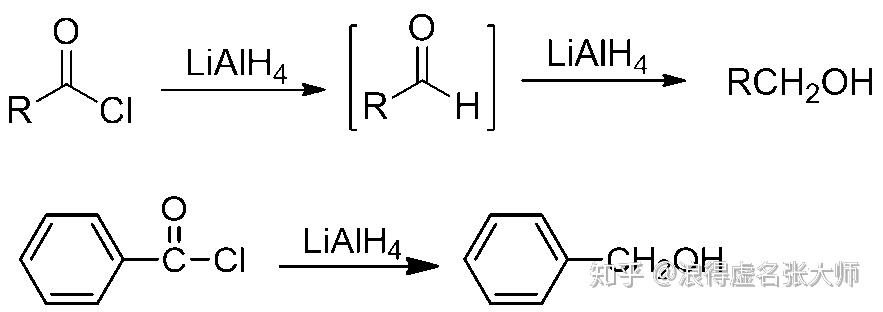 (2)罗森蒙德(rosenmund)还原法 将酰卤还原为醛