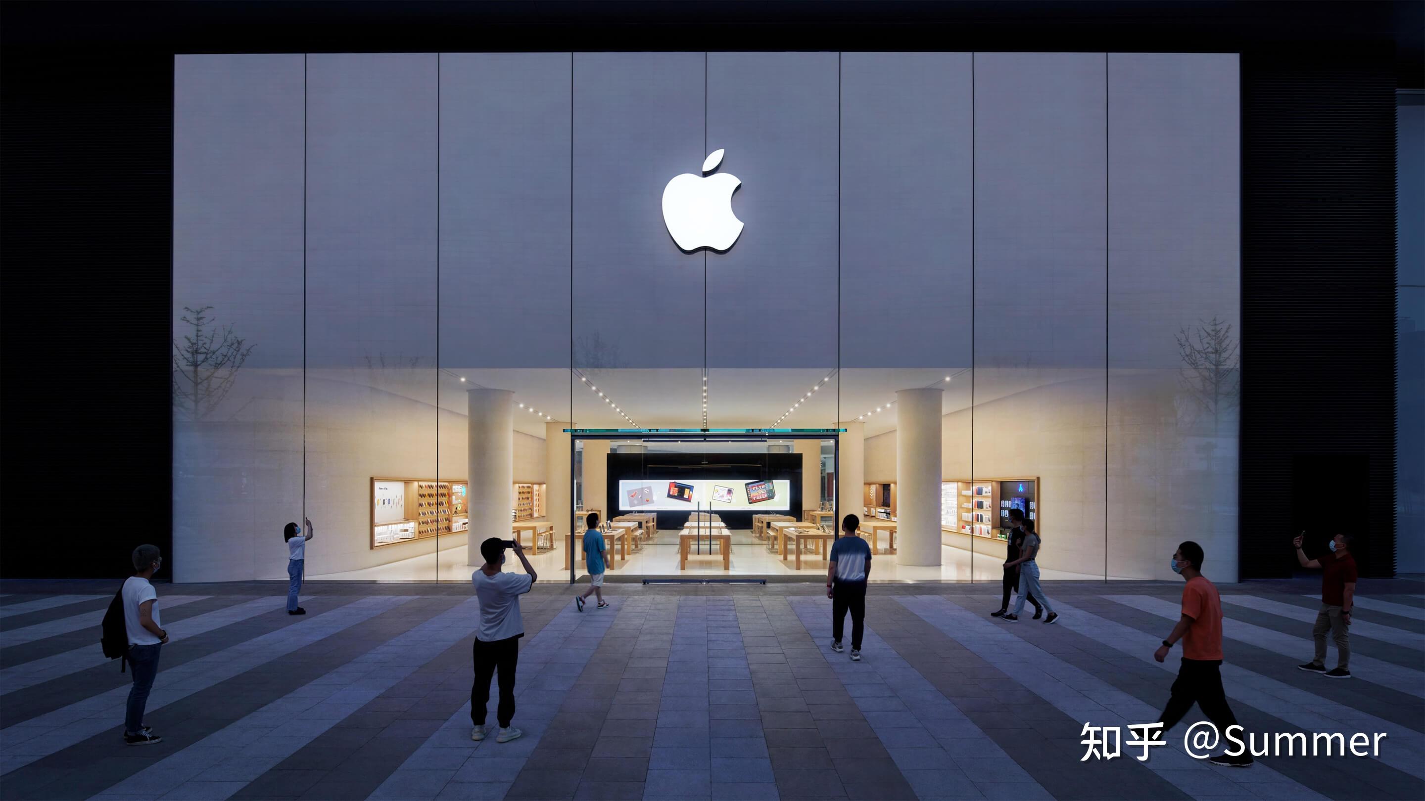 全球首家渐变玻璃 apple store 在长沙开业