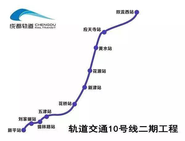 成都地铁1号至19号线站点及线路图附通车时间