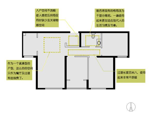 设计回归人性化—小户型也可以拥有洄游动线