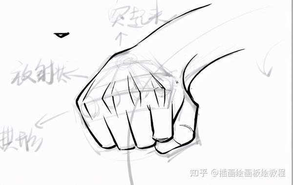 【绘画教程】动漫人物握拳的手怎么画?超实用动漫握拳