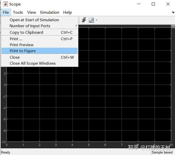 如何在matlab r2019b中导出simulink的各种图片