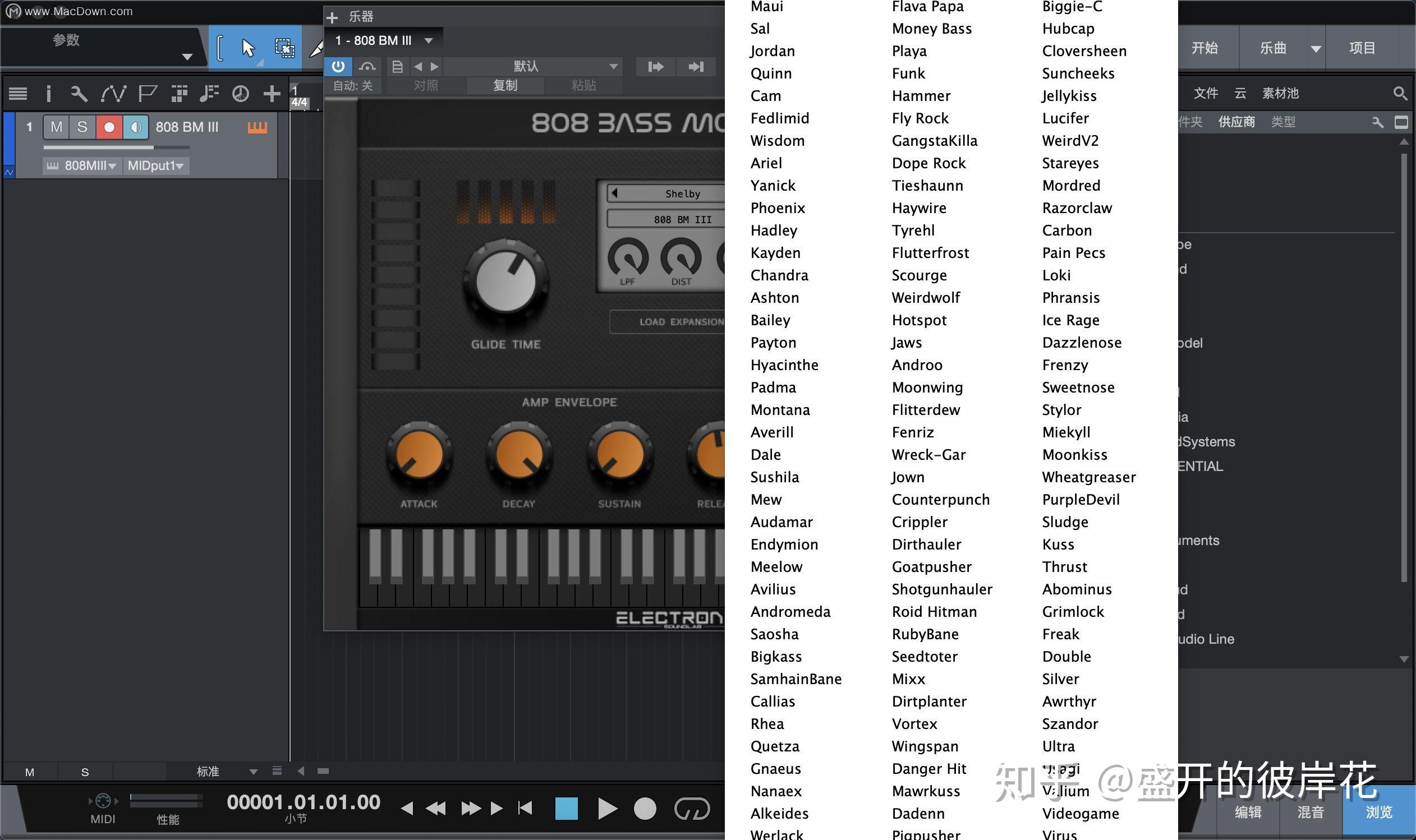 electroniksoundlab808bassmac808低音合成器