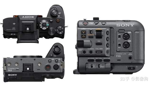 索尼α7siii,fx6,fx3参数对比