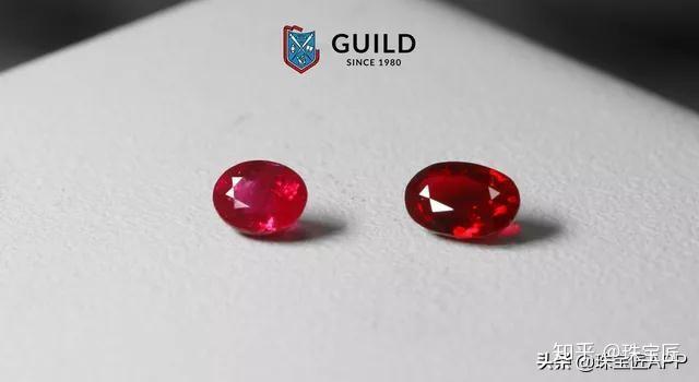 在guild红宝石颜色分级体系当中,【vivid red】代表饱和度和明度都