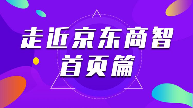 走近京东商智首页篇