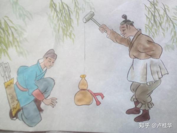 手绘成语故事熟能生巧