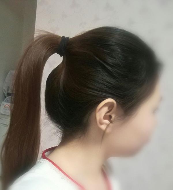 扁头,平头如何扎马尾好看?