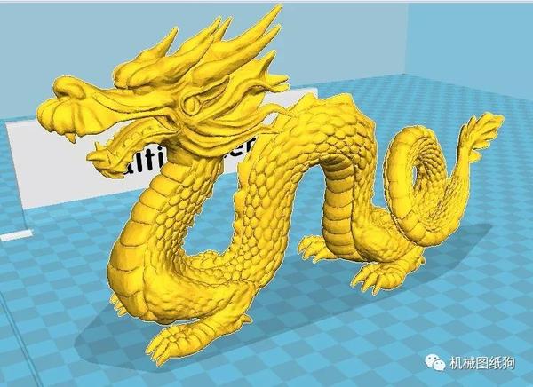 【3d打印】中国龙模型3d打印图纸 stl格式