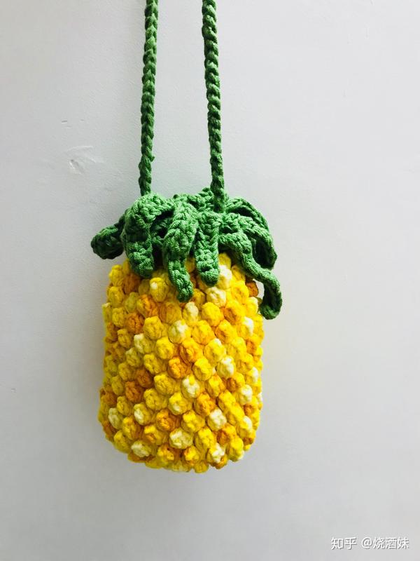 毛线钩织菠萝包