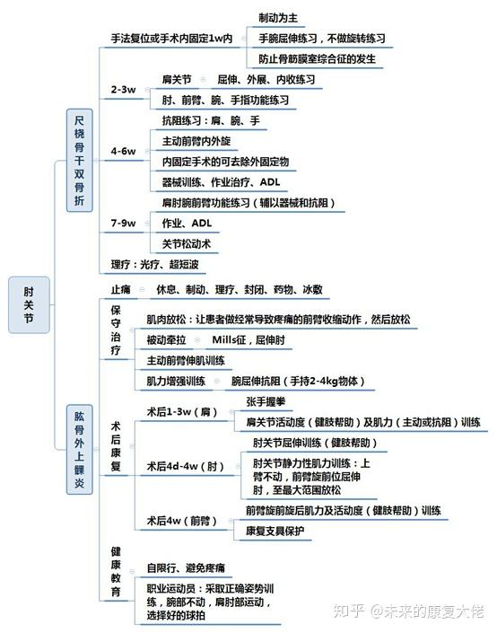 康复考研肌骨思维导图2