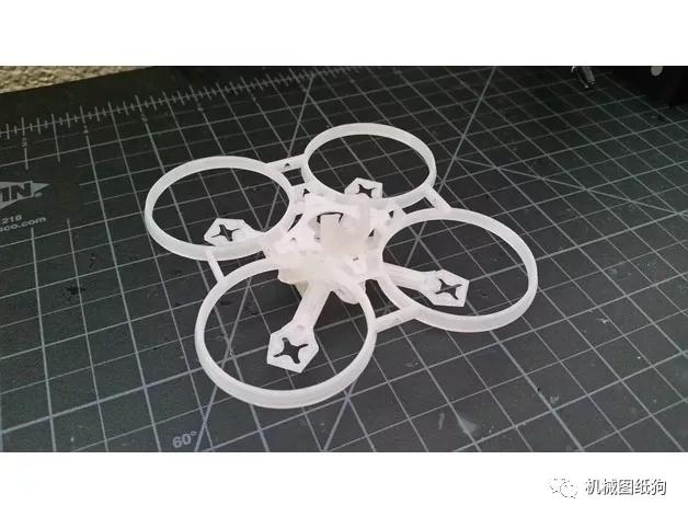 【3d打印】rakonheli 76mm无人机框架模型3d打印图纸