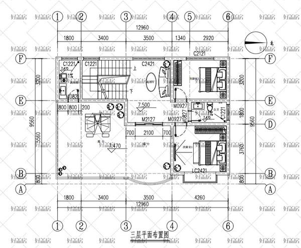 13米x9米建房图纸