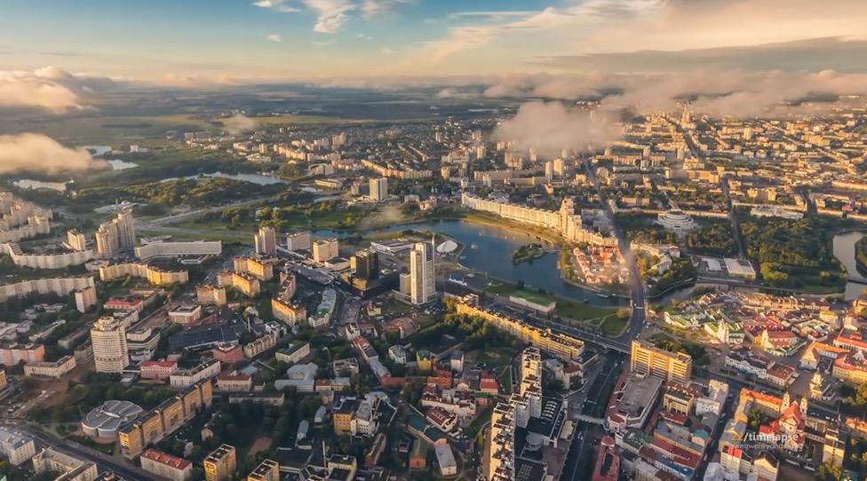 2020白俄罗斯-明斯克城市航拍