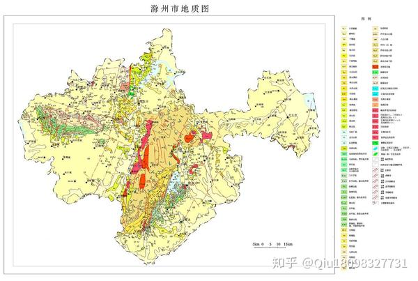 滁州市地质图解读(1)