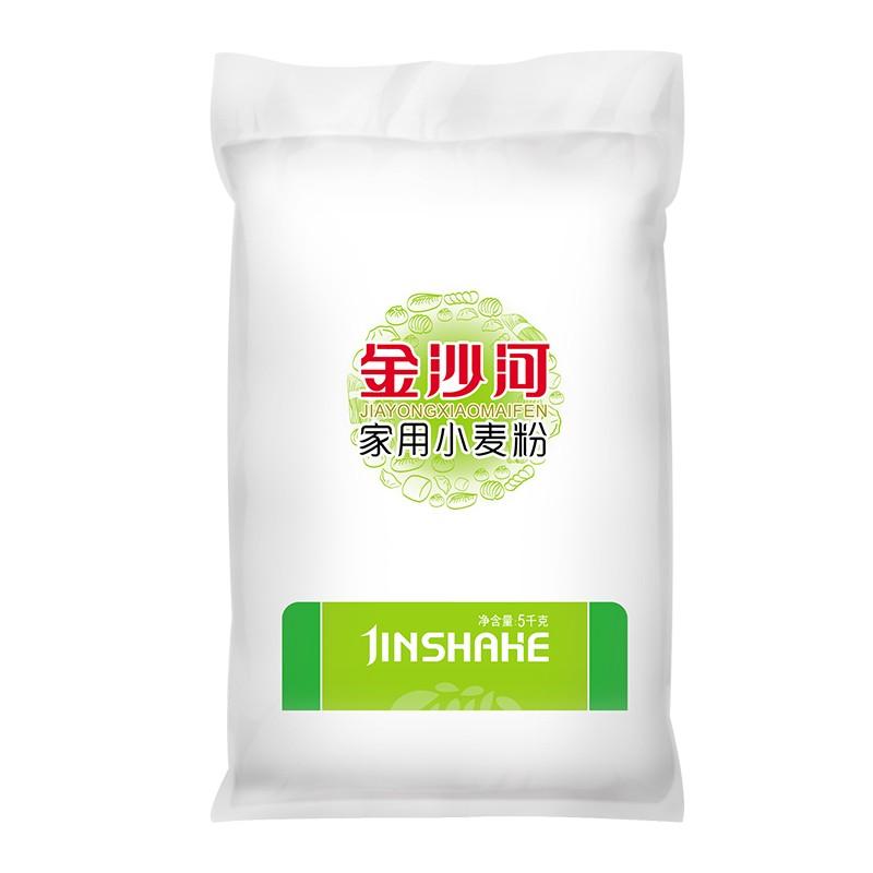 家用小麦粉 包子馒头饺子中筋烘焙白面粉 饺子粉 白面 5kg新老包装
