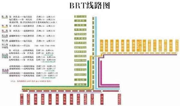 厦门brt线路图