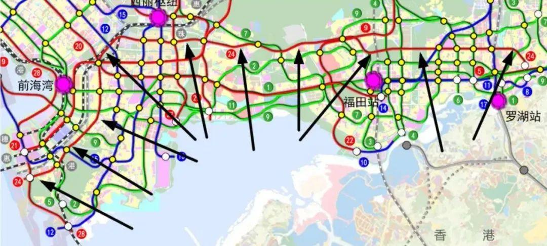 地铁27号线深圳地铁27号线,是连接前海湾至龙岗坂田的普速地铁线