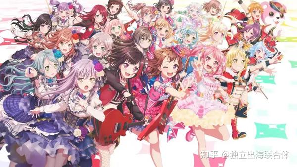 《bang dream!》五团妹子们的合影