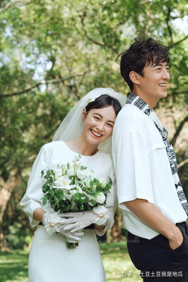乐玛摄影工作室仙气满满的森系婚纱照