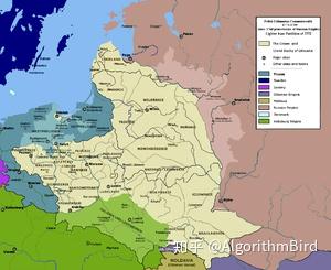 第二次,历史事件名称上的"第一次瓜分波兰"(1772).