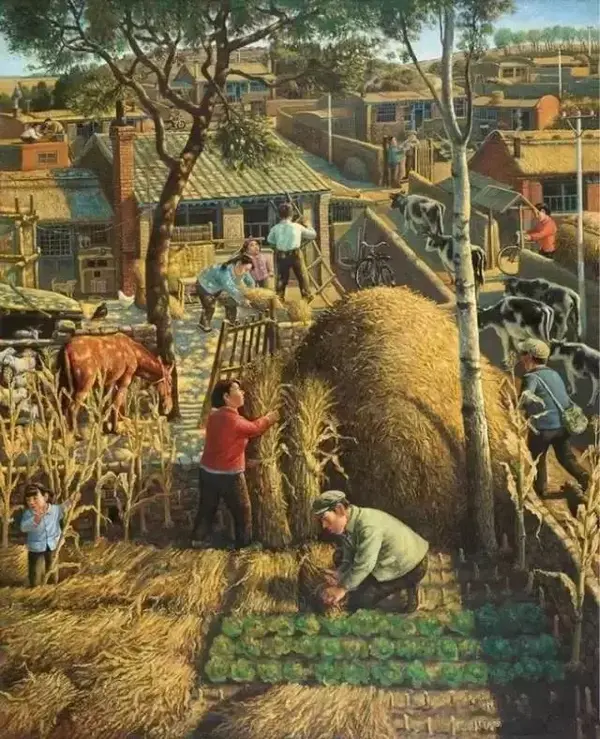 贰叁事 | 油画里的农村,致敬曾经的农村童年生活!