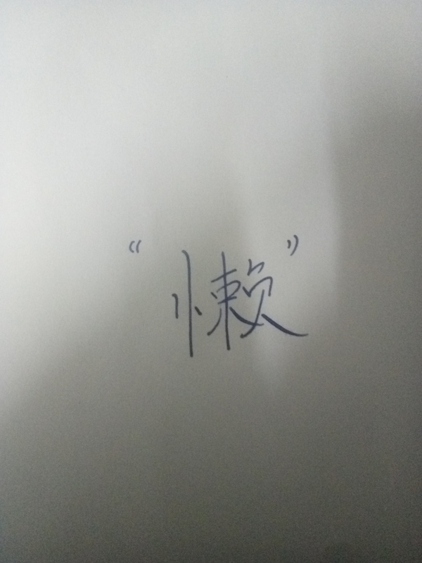 整日赋闲在家练习钢笔书法,可是单单的这一个懒字,写得却是格外的精神