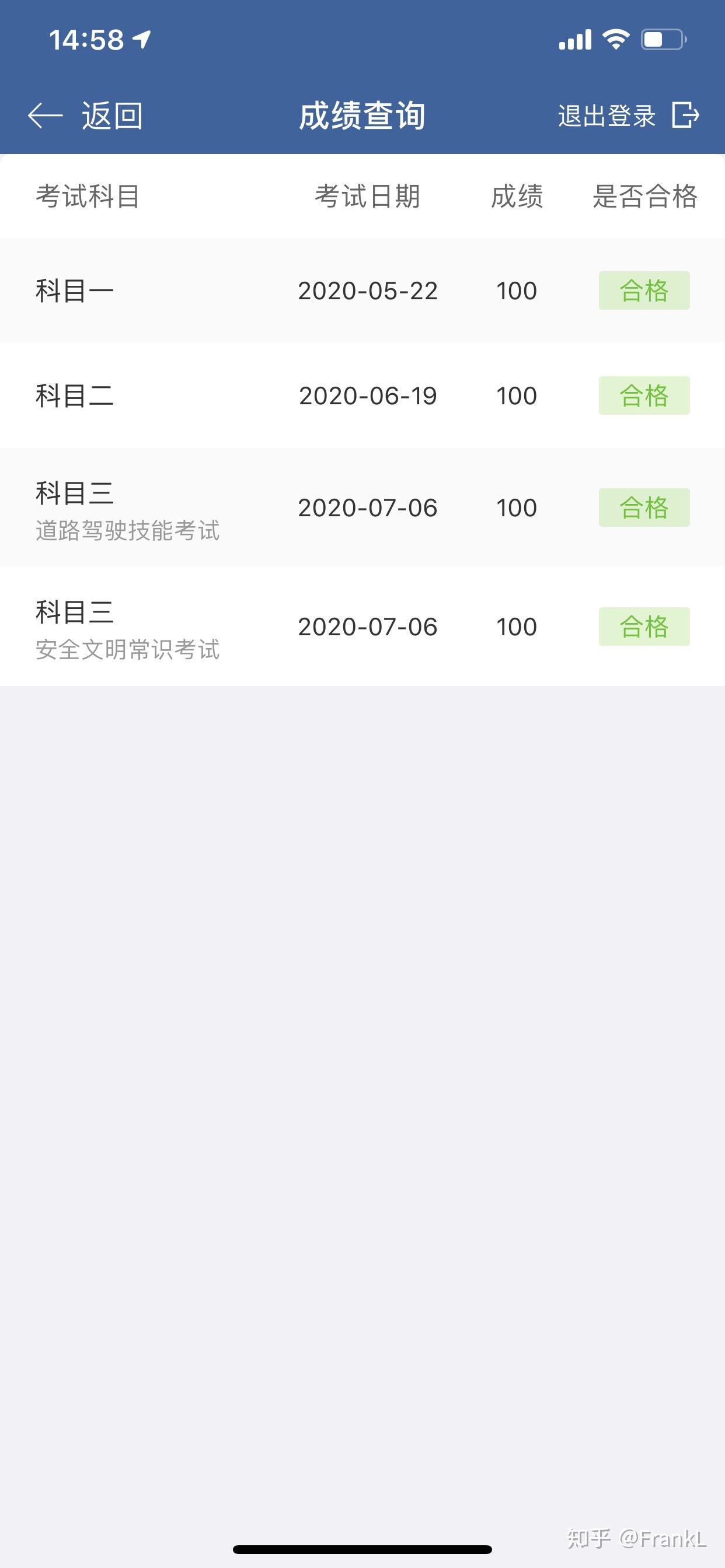 考驾照科目一二三四四科全满分是什么样的体验和学习过程
