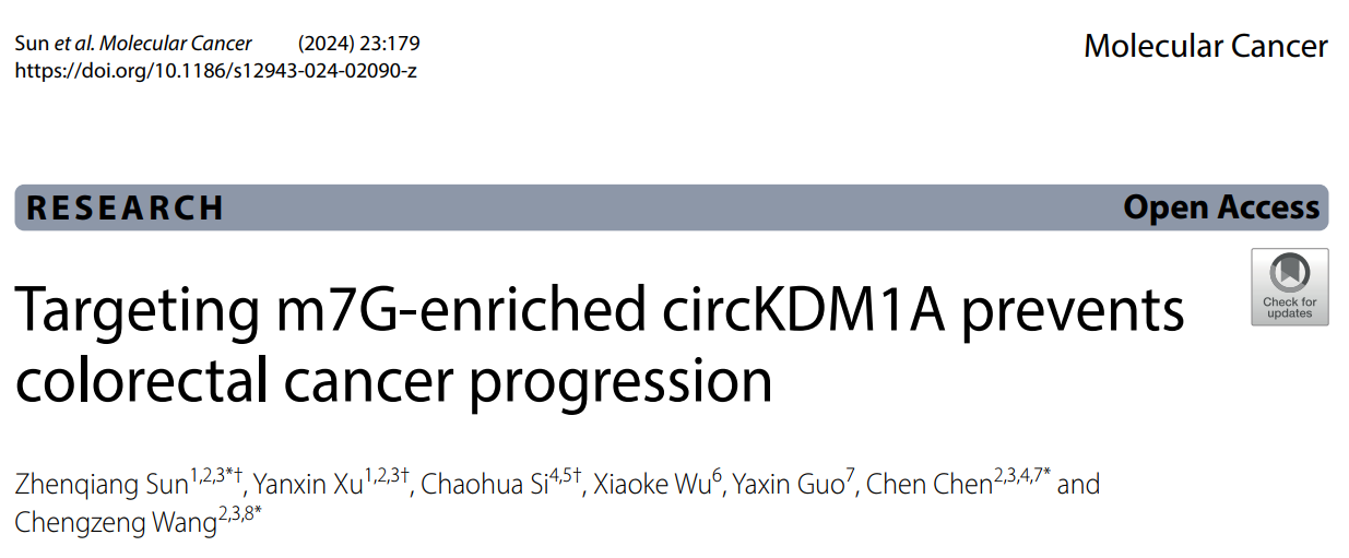 Molecular Cancerif M G Circrna