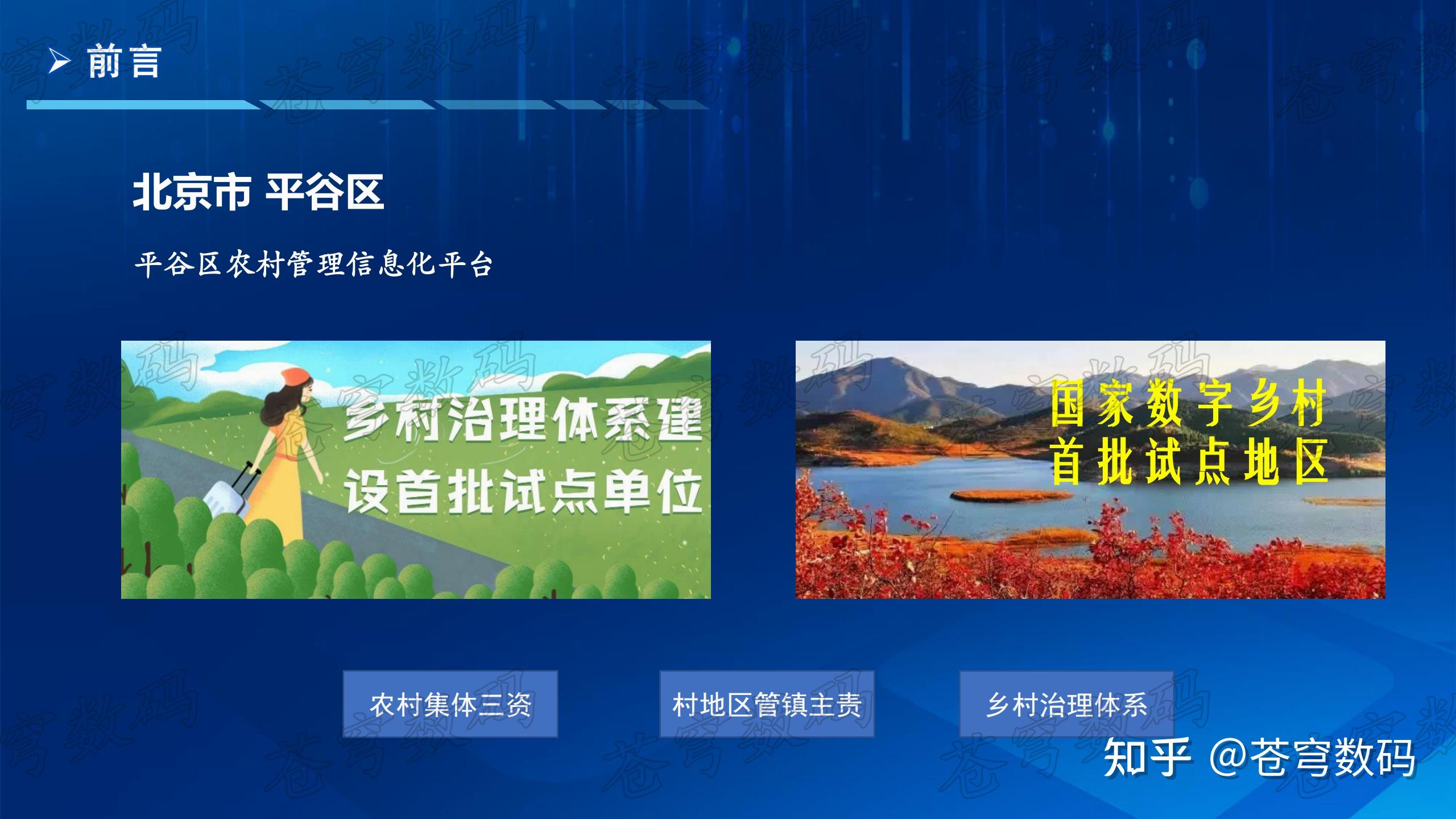 重磅分享平谷区农村管理信息化平台数字化赋能基层治理情况介绍快来