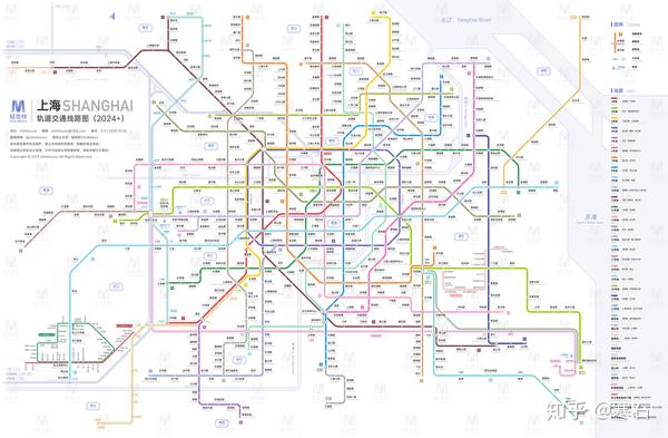 来个5年左右的上海市地铁整体规划