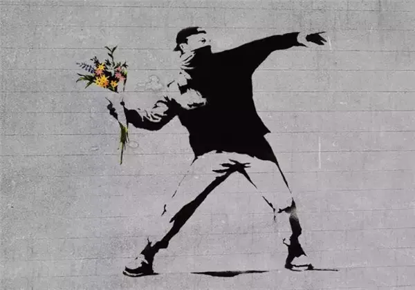 如何看待涂鸦艺术家班克西(banksy)在拍卖会上自毁作品这一行为?