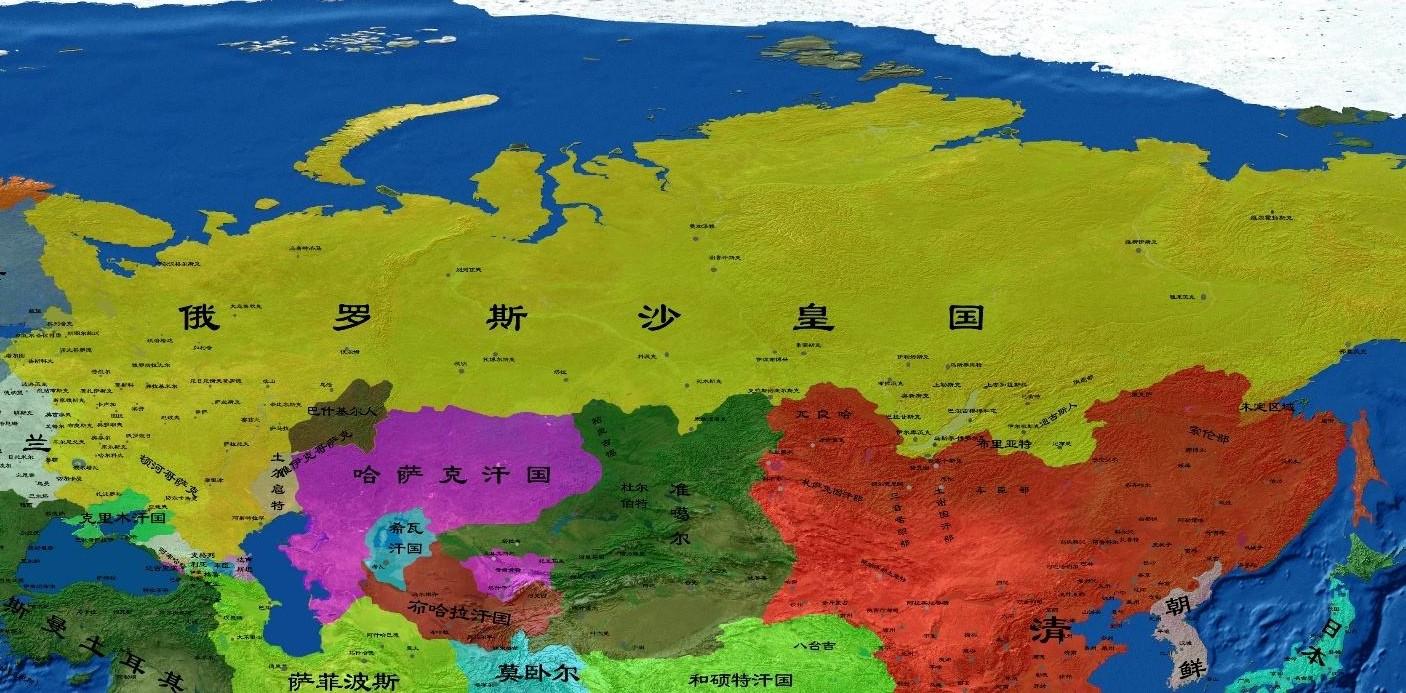 沙皇俄国的神奇扩张800余人占领西伯利亚800余人入侵大清帝国