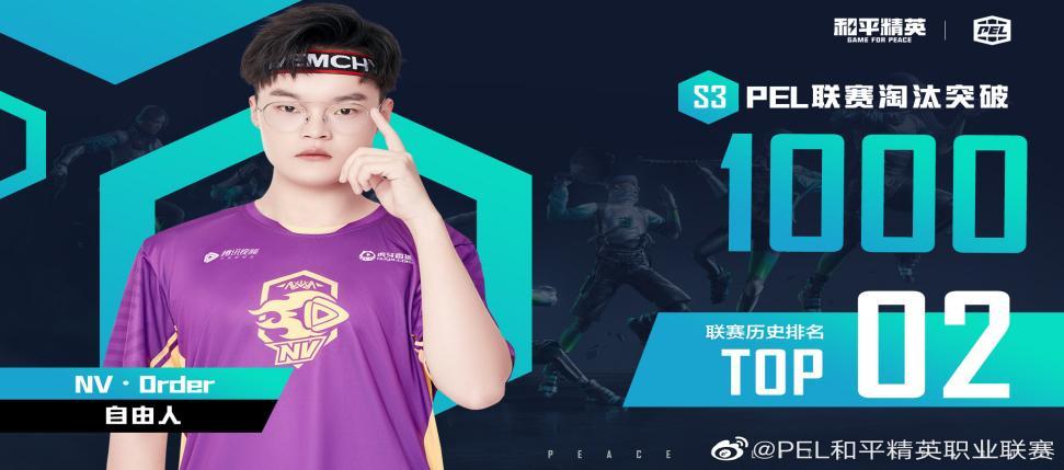 如何看待nv-order在pel赛场上达成1000淘汰的个人成就