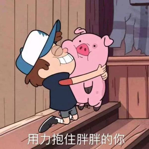 抱抱我的猪猪猪表情包