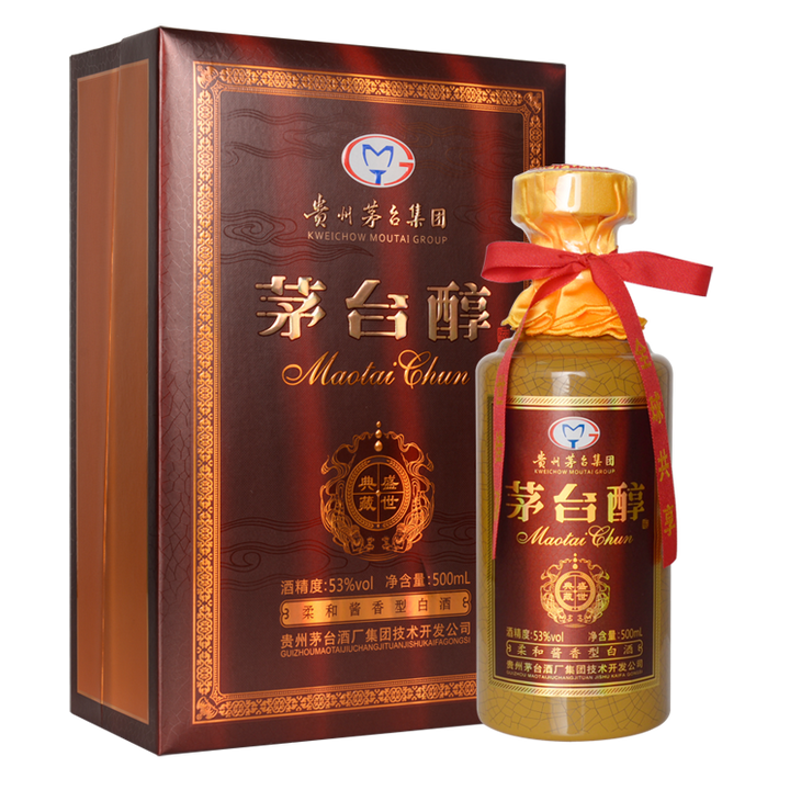 贵州茅台集团 茅台醇酒盛世典藏 柔和酱香型白酒 53度5 京东 1680.