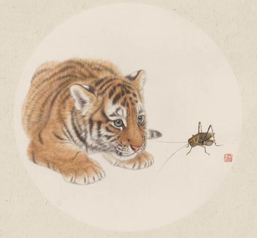 虎符缠臂又端午胡晋画虎艺术展亮相杭州恒庐美术馆
