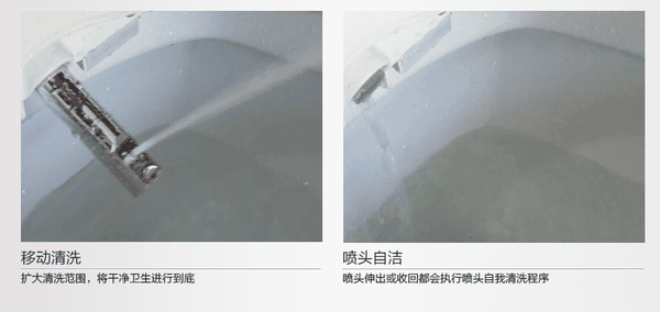 移动清洗和喷头自洁的对比!