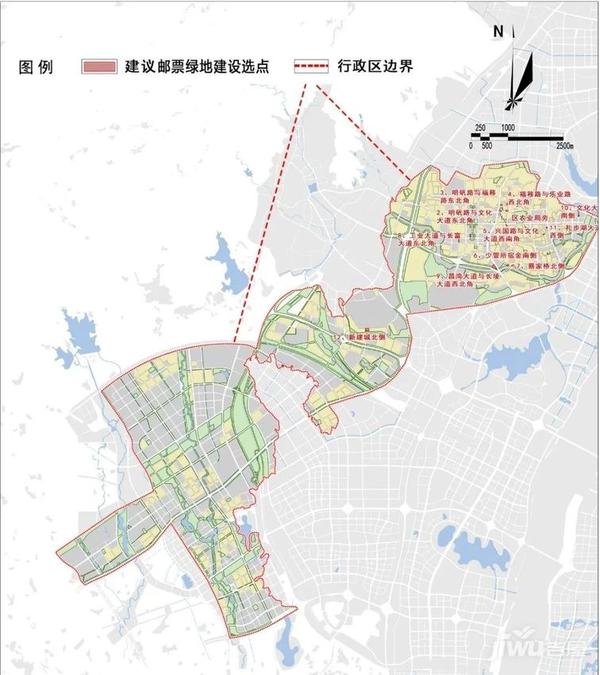 南昌市主城区最新的国土空间规划!红谷滩,新建区都有改动!