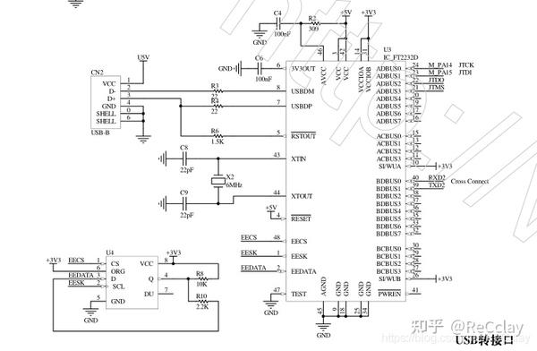 蓝桥嵌入式之usb转串口ft2232datmel528