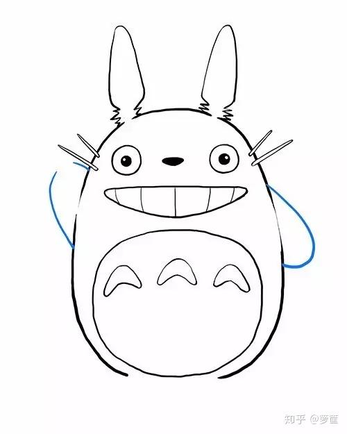 【简笔画】五分钟教你画出好几种萌萌的龙猫
