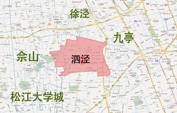 松江泗泾板块地图