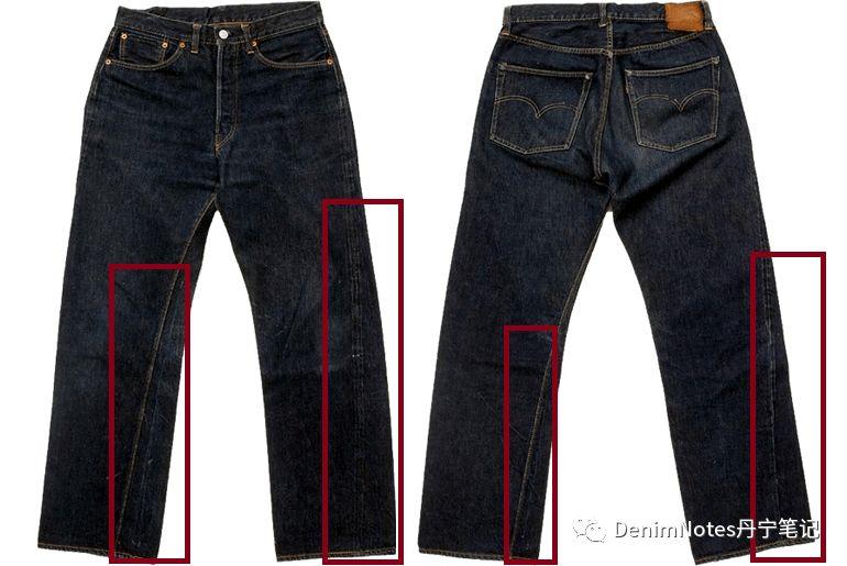 为什么穿牛仔裤时右腿的裤缝总是往前斜