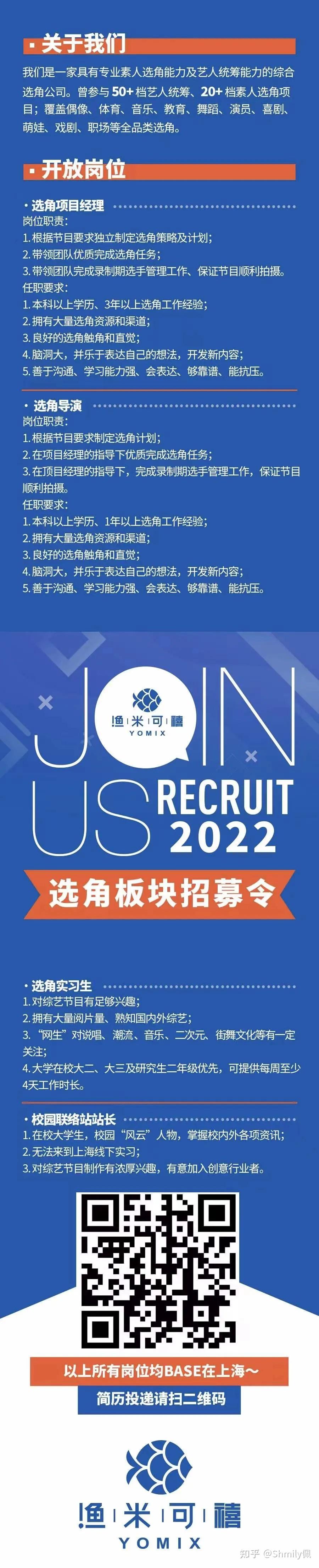 20211229影视传媒行业招聘信息星合力量凤凰联动渔米可禧腾讯视频含