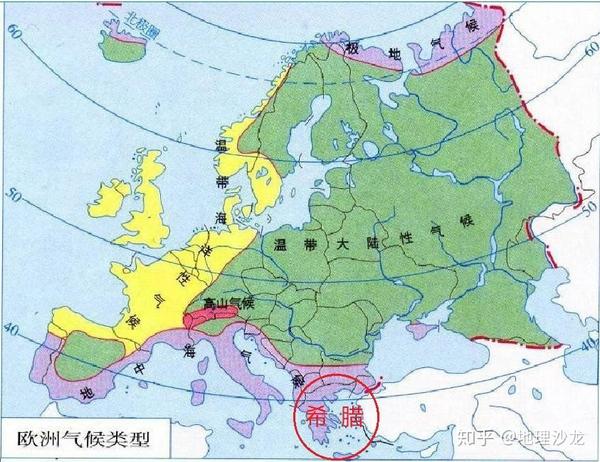 位于地中海东部的"希腊"是什么气候类型,气候特征是怎么样的?