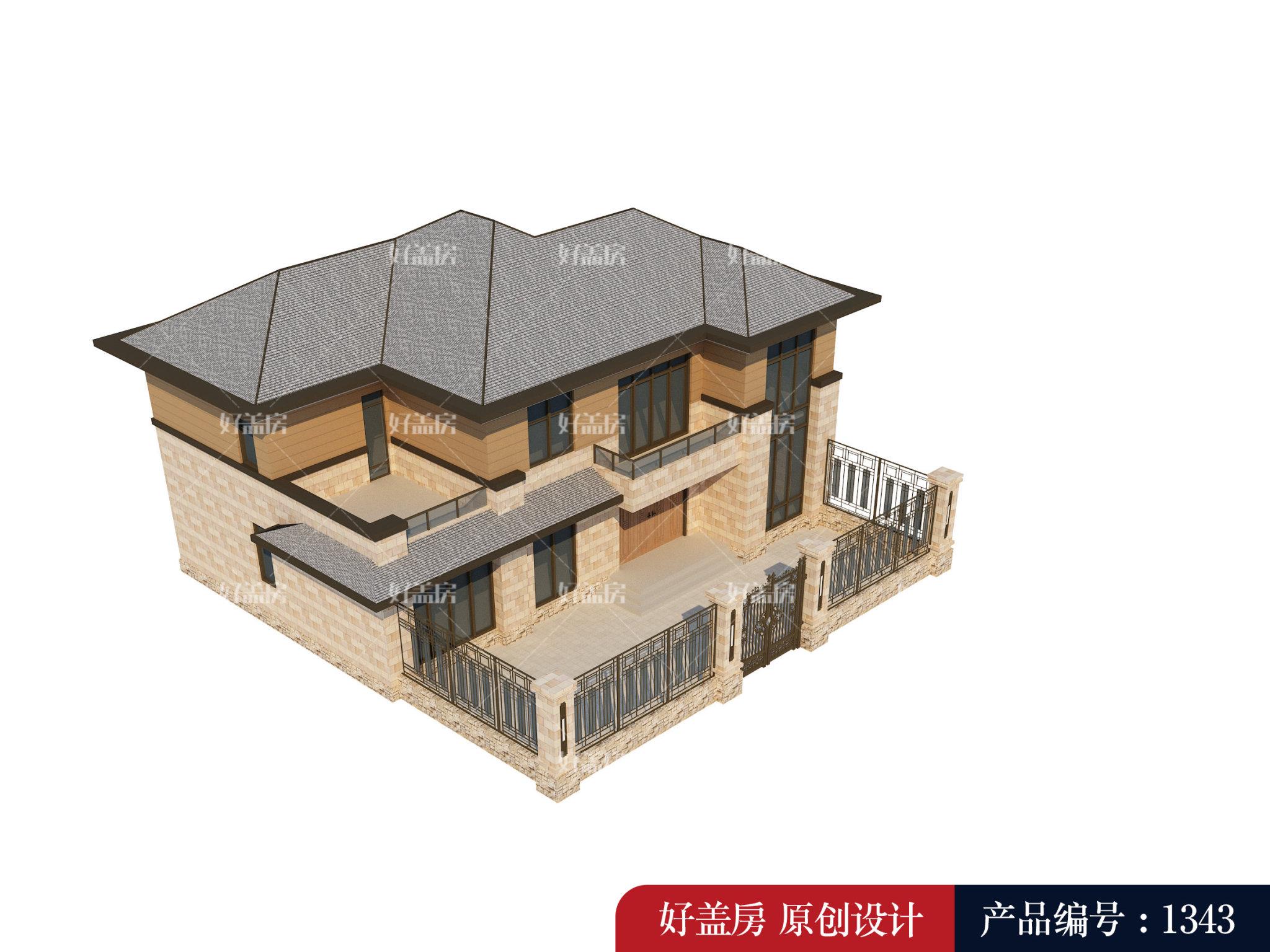 农村自建房屋顶设计效果图