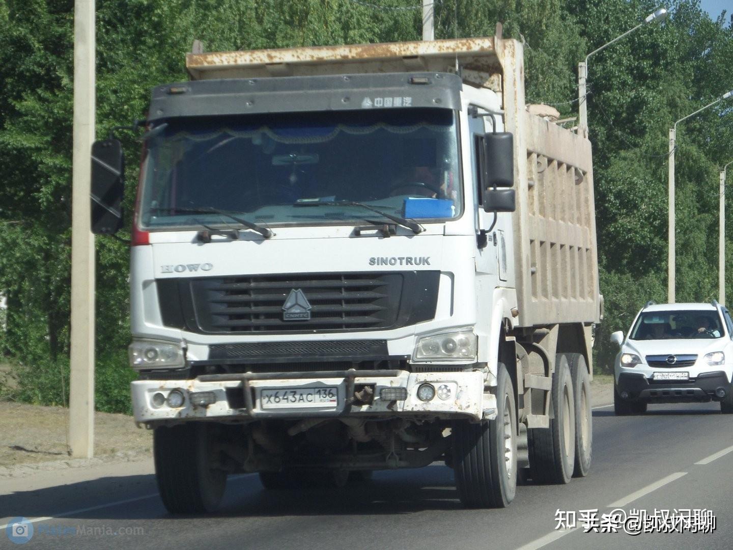 中国重汽卡车老黄河卡车的后代们在俄罗斯相当受欢迎一